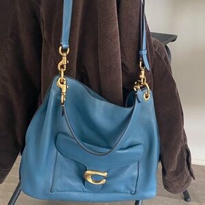 Coach Tabby Hobo Shoulder Bag in Lake Blue